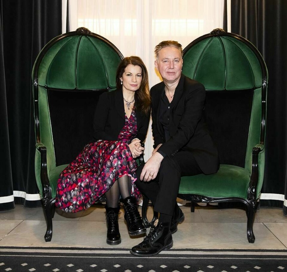 KEPLER: Alexander og Alexandra Ahndoril skriver bøker under navnet Lars Kepler.