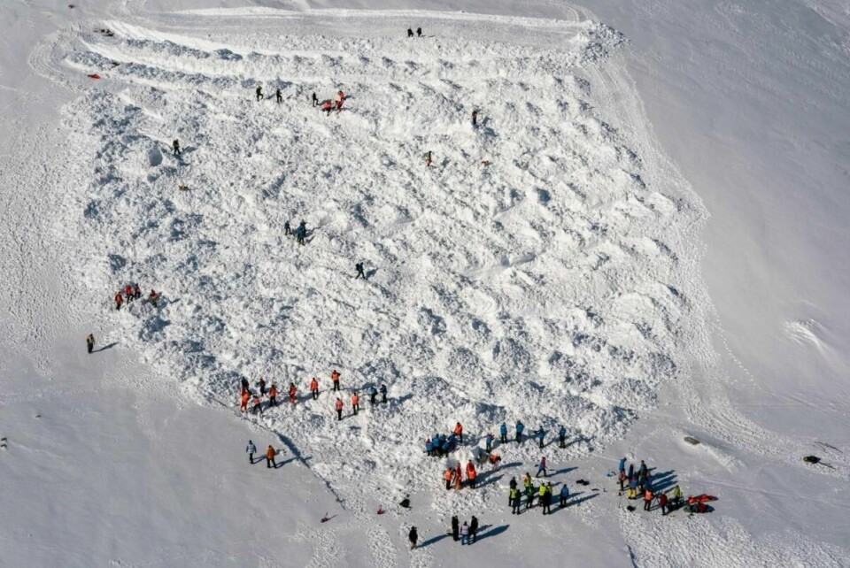 SKREDFARE: Det er fare for snøskred i fjellet over mye av landet. Ruskete vær kan bidra til å gjøre det verre.