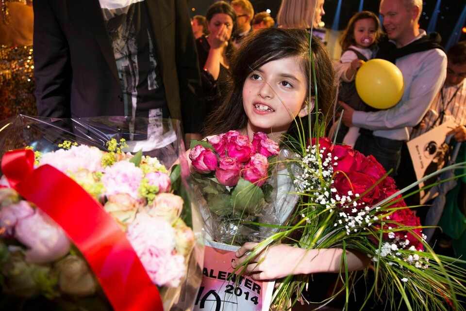 FORNØYD: Angelina Jordan ble blant de ti beste i talentkonkurransen i USA. Hun sier deltakelsen har gitt henne andre muligheter. I 2014 vant hun Norske Talenter ( bildet) Audun Braastad / NTB scanpix