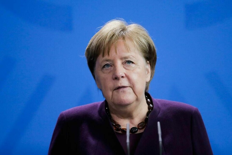 ANGREP: Rasisme er en gift i det tyske samfunnet, sa Tysklands statsminister Angela Merkel. Onsdag kveld ble ni personer skutt og drept i et angrep i byen Hanau.