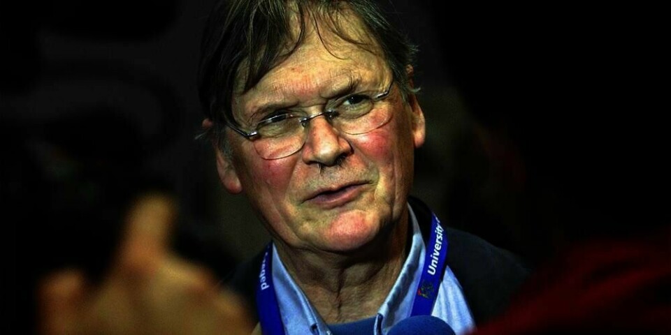 SLUTTER: Tim Hunt slutter i jobben som professor. Han har fått mye kritikk for kommentarer. Flere mener han snakket nedsettende om kvinner.