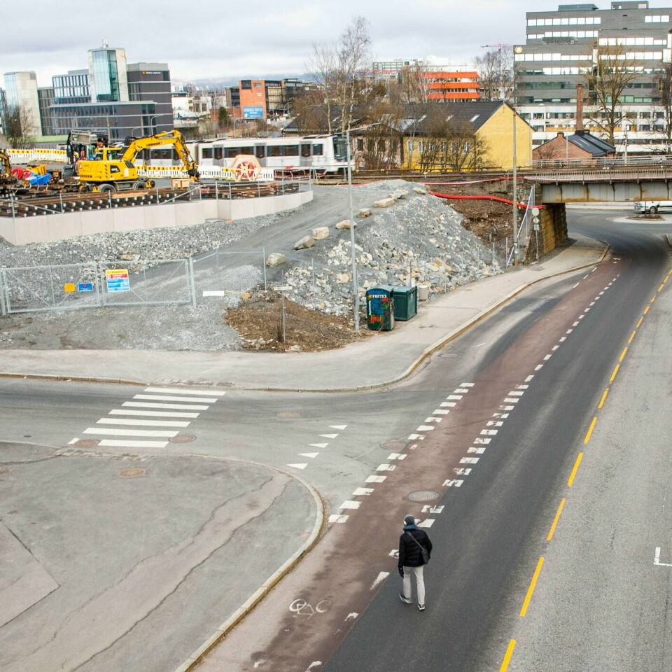 STILLE: Det er stille og rolig i byene. Bildet er fra Oslo.