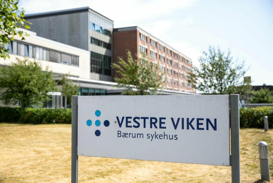 PASIENT: En pasient på Bærum sykehus døde av korona-viruset på onsdag. Det ble det sjette dødsfallet som skyldes viruset i Norge.