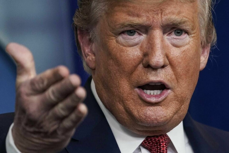 POPULÆR: Krisen i USA gjør Donald Trump mer populær. Han er president i landet.