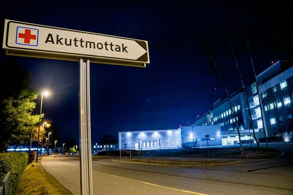 FULLT: Nesten alle intensiv-plassene på sykehuset Ahus er fylt opp. Mange korona-pasienter trenger hjelp.