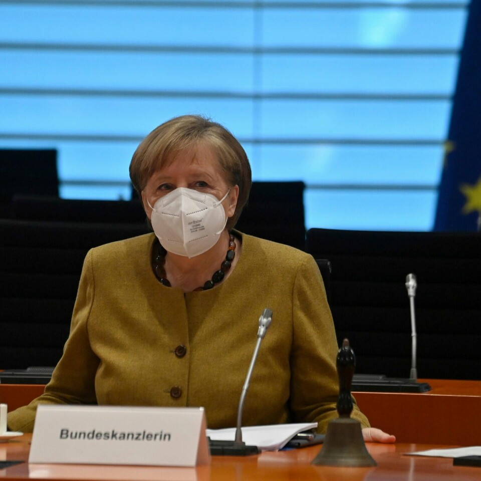 ENDRING: Angela Merkels regjering i Tyskland vil endre smittevernloven. De vil åpne for portforbud og flere nasjonale regler i Tyskland.