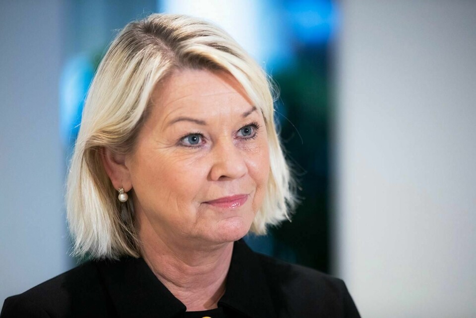 ENDRING: Justisminister Monica Mæland forteller om endringer i hvordan klaging i utlendingssaker skal foregå.