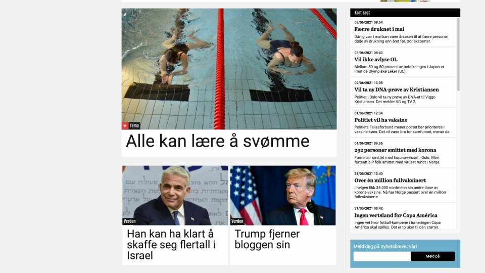 NY: Klartale.no vil se litt annerledes ut enn før. Endringene skjer senere torsdag.