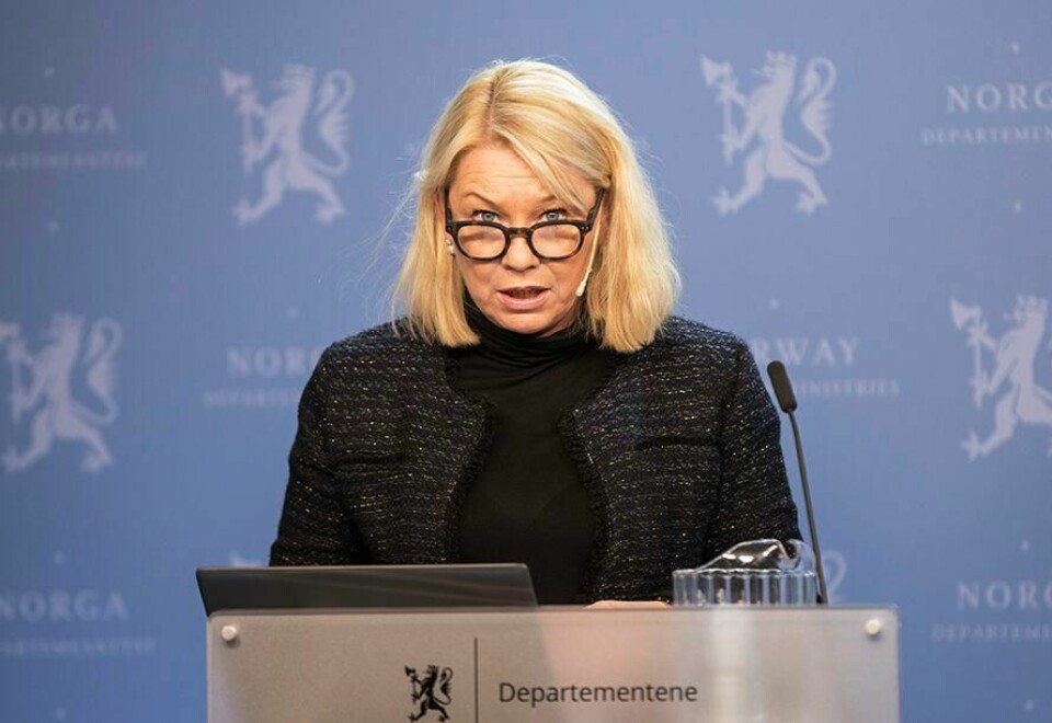 FYLKER: Statsråd Monica Mæland kom fredag med forslaget om navn på Norges nye fylker.