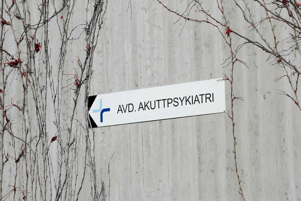SYKDOM: Mange psykisk syke får hjelp for sent. Det vil regjeringen gjøre noe med.