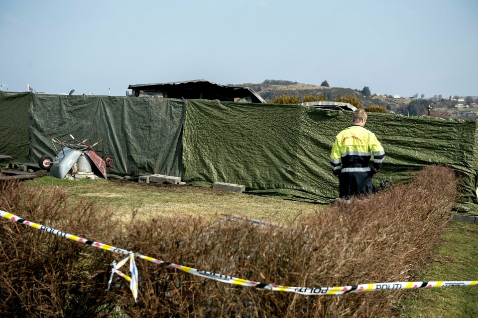 BRANN: Natt til lørdag fikk politiet melding om brann i en campingvogn. Det skjedde på Sokn camping i Rogaland. Tre personer døde i brannen.