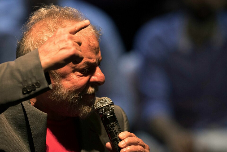 FENGSEL: Brasils tidligere president Lula kan nå settes i fengsel. Det er selv om ankesakene mot ham ikke er ferdige.