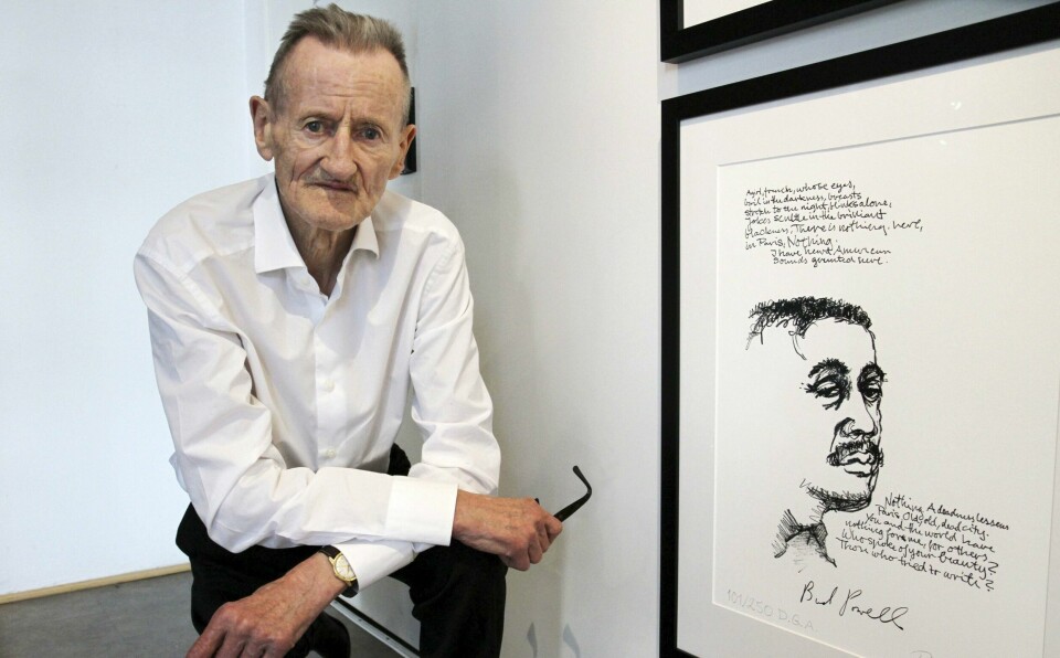 KUNSTNER: Terje Brofos ble kalt Hariton Pushwagner. Nå er kunstneren død.