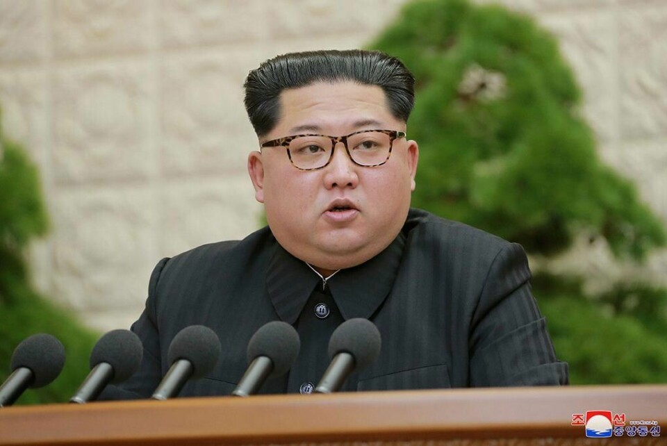 FREDSAVTALE: Nord-Koreas leder Kim Jong-un reiser til Sør-Korea. Der skal han trolig diskutere en fredsavtale med Sør-Koreas president Moon Jae-in.