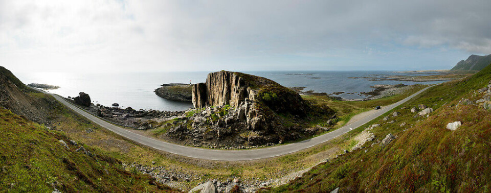 BUKKEKJERKA: Rasteplassen på Andøya i Nordland blir ny i slutten av juni. Bildet viser stedet rasteplassen Bukkekjerka på Andøya i Nordland.