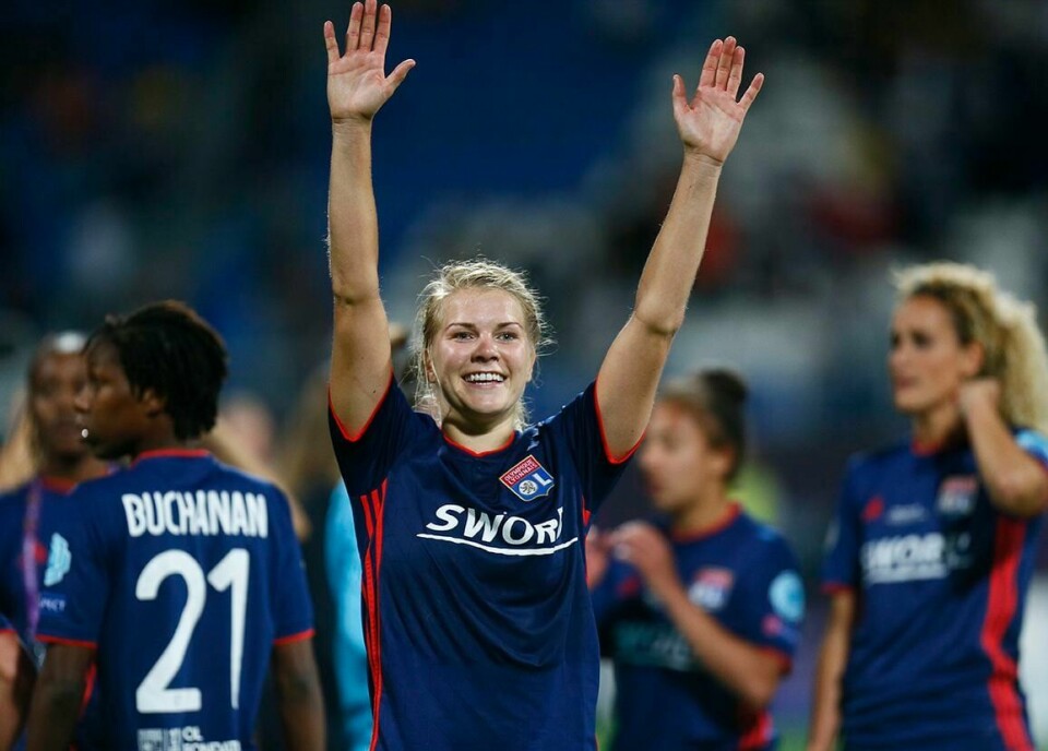 KONTRAKT: Ada Hegerberg får ny kontrakt med fotballklubben Lyon. Nå blir hun trolig tidenes best betalte kvinnelige fotballspiller.