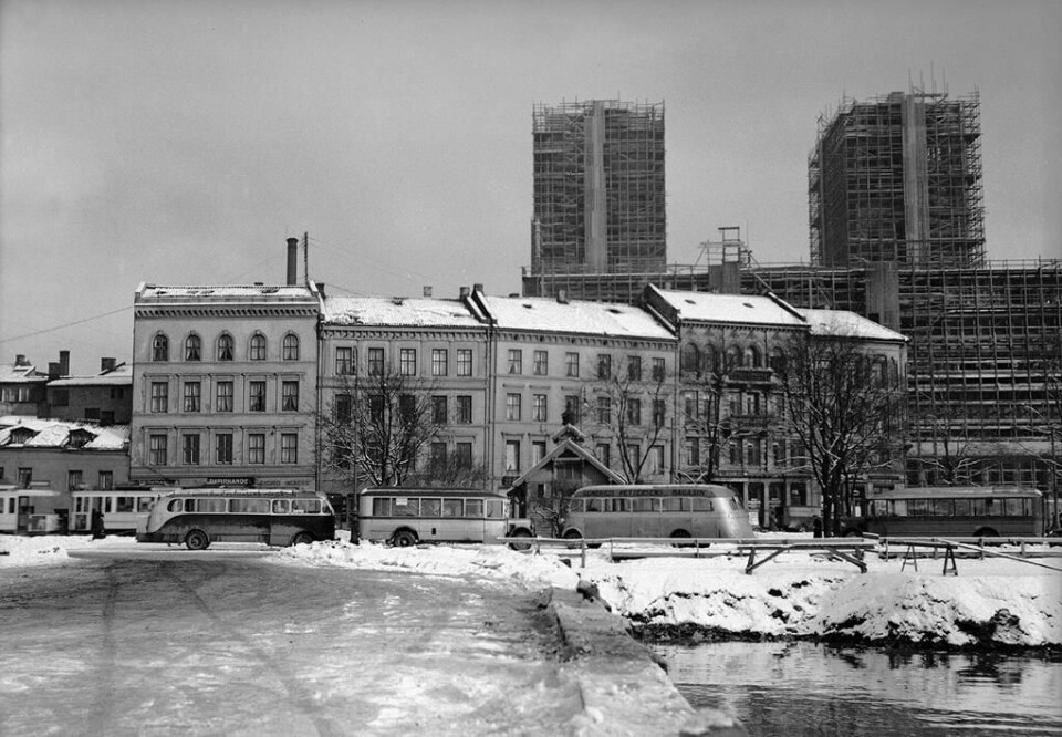 OSLO: Dette bildet er fra Pipervika i Oslo sentrum i 1937. Det året ble Mary Olsen drept.