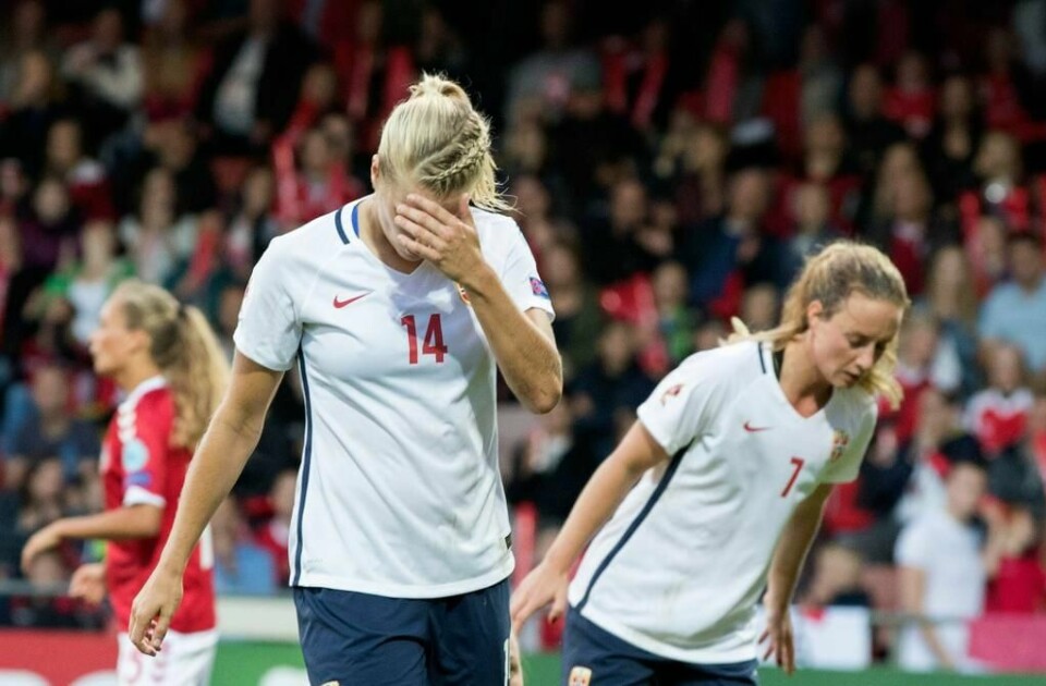 TAP: Norge tapte mot Danmark. Dermed er vi ute av fotball-EM.