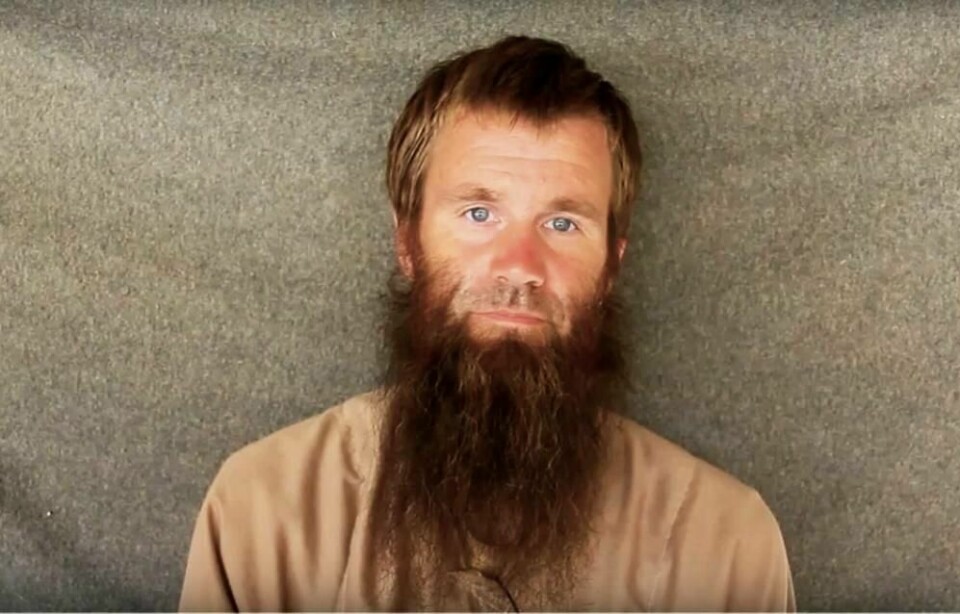 FANGET: Svenske Johan Gustafsson ble holdt fanget av al-Qaida. Nå er han fri.