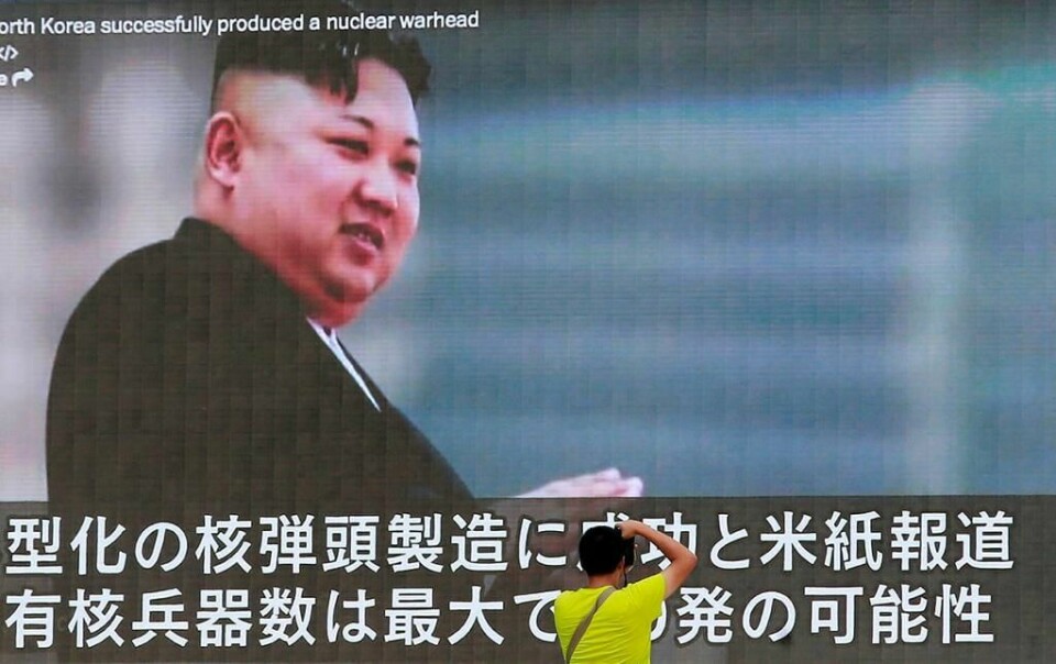 LEDER: Kim Jong-un er leder i Nord-Korea. USA og landet hans truer hverandre med krig.