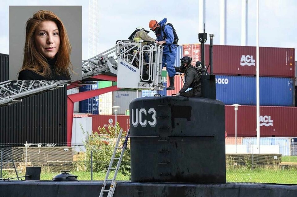 SAVNET: Hvor er Kim Wall? Politiet leter etter svenske etter at en ubåt sank.