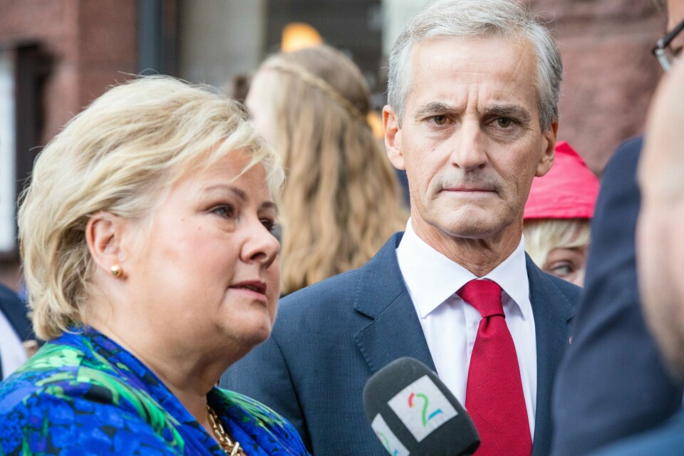 VALG: Blir Erna Solberg eller Jonas Gahr Støre statsminister etter valget?