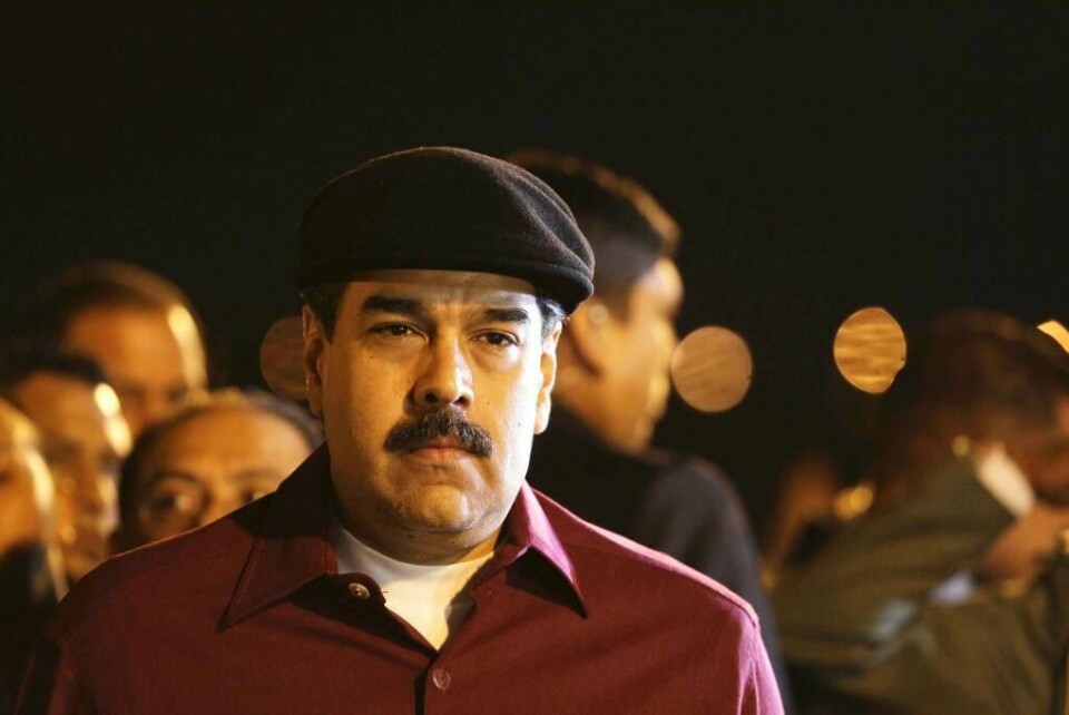 SNAKKE: Det er politisk krise i Venezuela. Nicolás Maduro er president i landet. Nå vil han snakke med opposisjonen om en løsning.