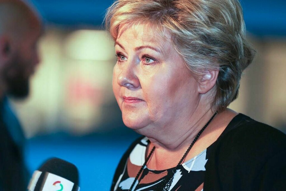 FOR SNILL?: Erna Solberg sier vi ikke kan være snille og si ja til folk som ikke trenger beskyttelse.