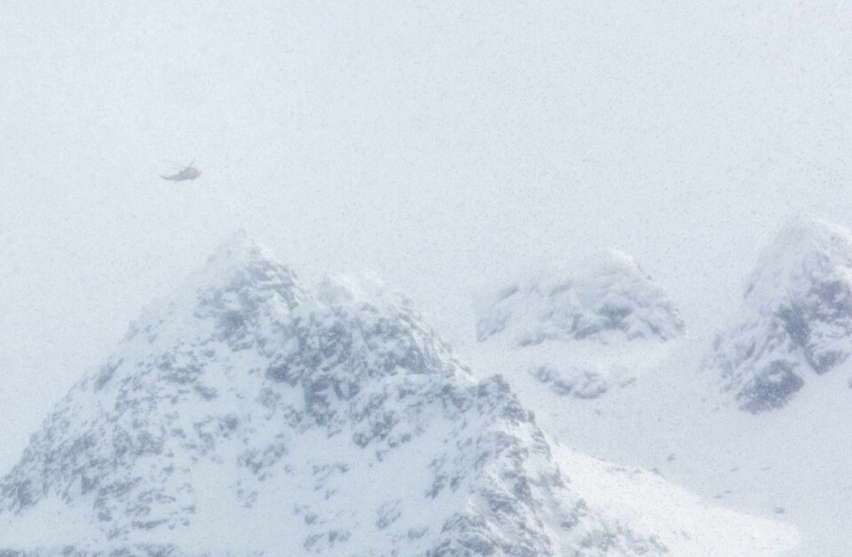 FARE: Det er fare for snøskred i Nordland. Bildet er fra Lofoten i fjor.