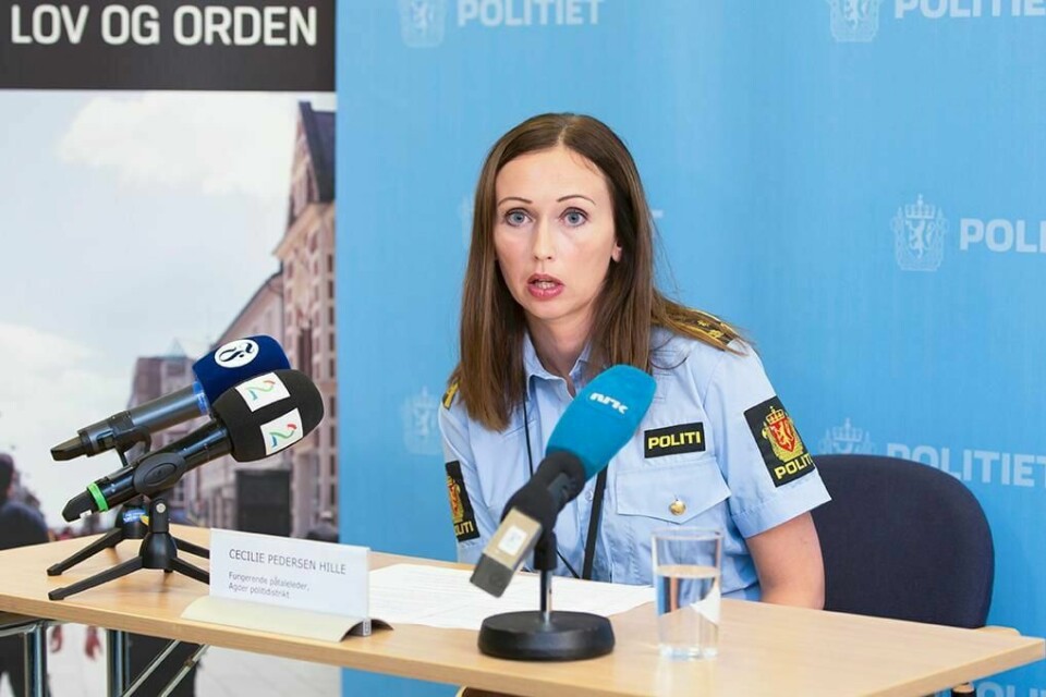 DRAP: Politiet i Kristiansand etterforsker to drap. De mener en kvinne har drept to menn.