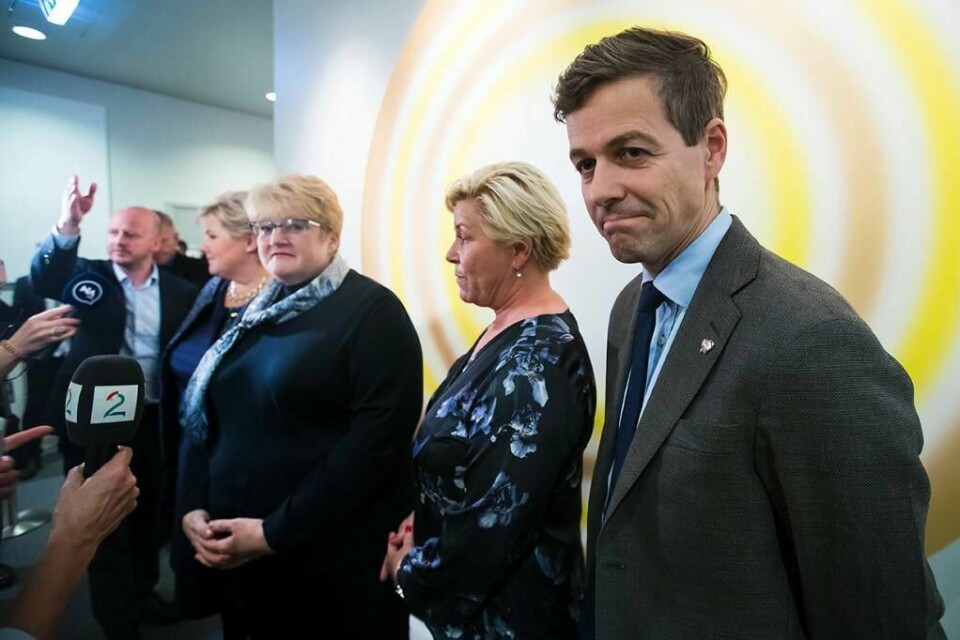 UT: Knut Aril Hareide og KrF vil ikke være med i regjering.