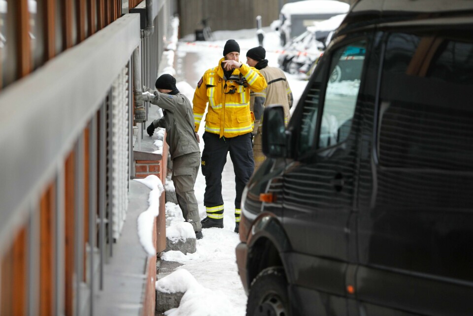 BOMBEGRUPPA: Politiet rykket tirsdag formiddag ut til Universitetet i Oslo. De hadde fått et brev med mistenkelig pulver.