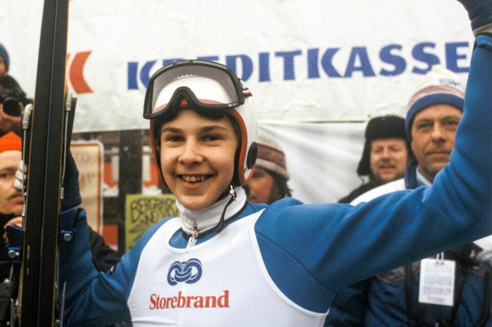 DØD: Hopperen Matti Nykänen er død. Her er han under VM på ski Oslo 1982.