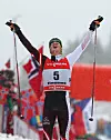 Bildet viser Johannes Dürr under Tour de Ski i 2014.