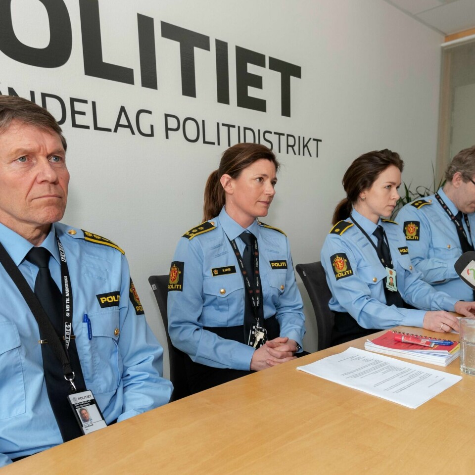 PRESSEKONFERANSE: En mann i 40-årene er siktet for overgrep. Her holder politiet i Trøndelag en pressekonferanse.