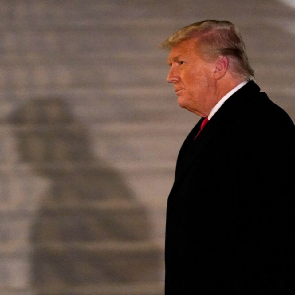 SLUTTER: Om en uke får USA ny president. Donald Trump slutter.