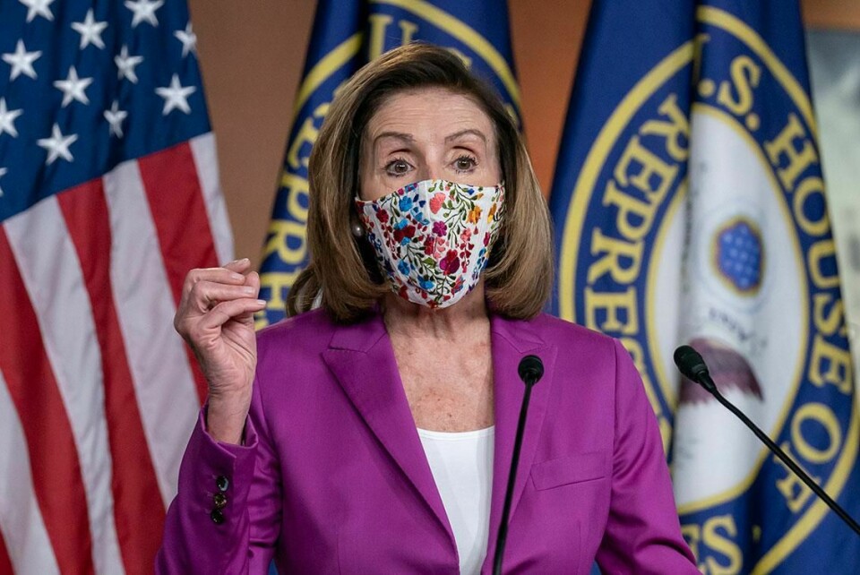 TRUER: Nancy Pelosi vil ha Donald Trump fjernet fra jobben som USAs president.