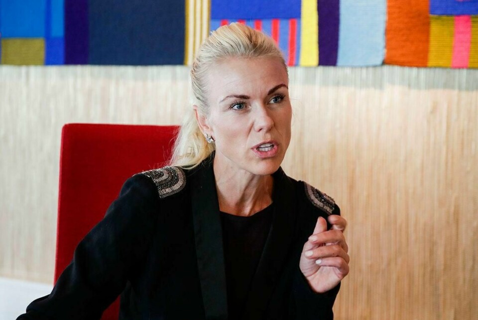 UTBRUDD: Kerstin Anine Johnsen Myhrvold er kommuneoverlege i Nordre Follo kommune. Det er et utbrudd med mutert korona-virus i kommunen.