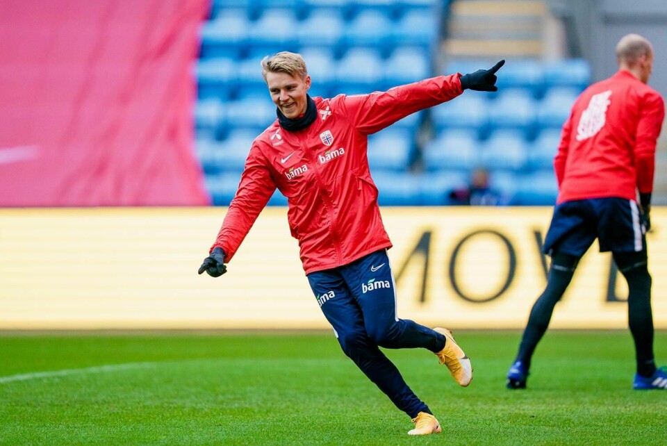 FOTBALL: Norske Martin Ødegaard leies ut til klubben Arsenal.