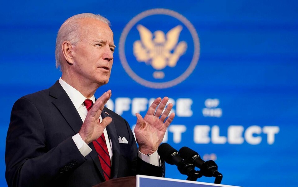 TRAVEL: USAs nye president Joe Biden har mye å gjøre framover.