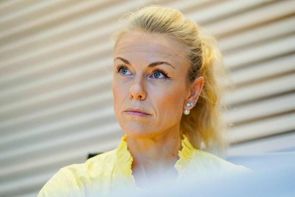 SMITTE: Bildet viser Kerstin Anine Johnsen Myhrvold. Hun er kommuneoverlege i Nordre Follo. Mandag ettermiddag oppdaget de 40 nye prøver med mutert virus fra kommunen.