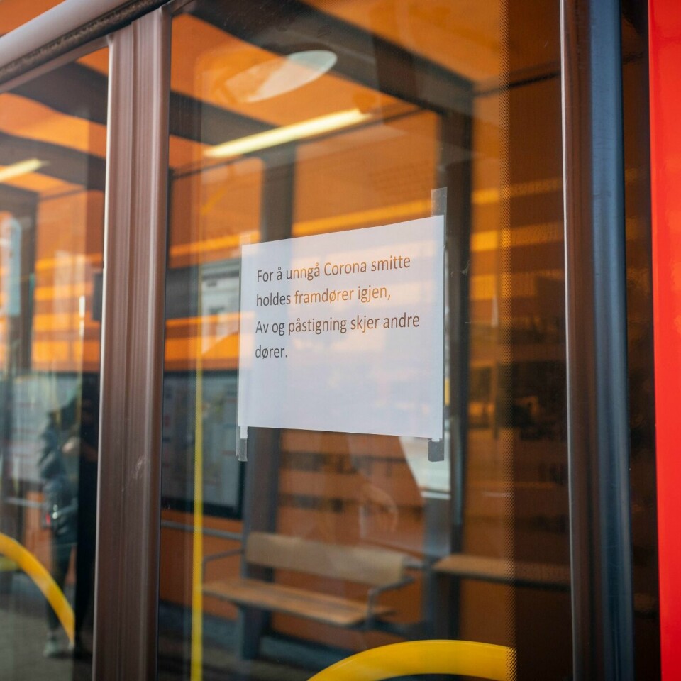 BUSS: Flere busser er innstilt fredag morgen. Årsaken er korona-smitte. Det gjelder busser i Oslo vest og Bærum.