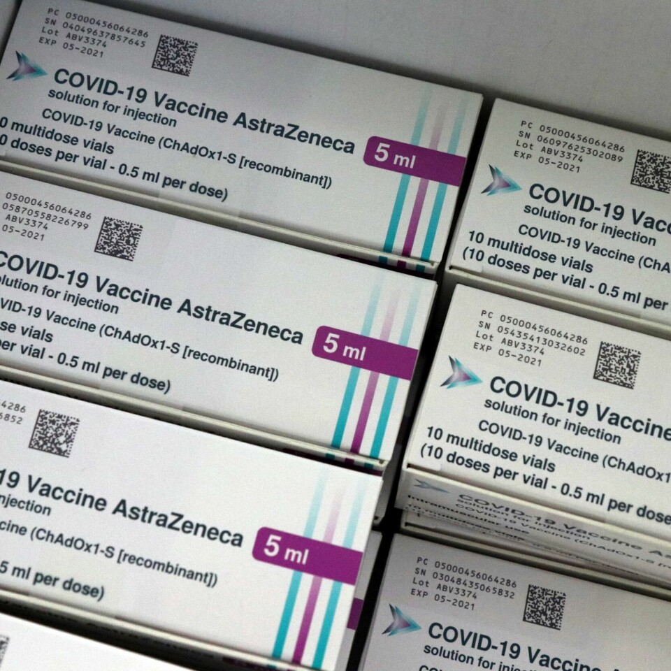 FÆRRE: Norge får færre doser med vaksine fra AstraZeneca enn det som var planen.