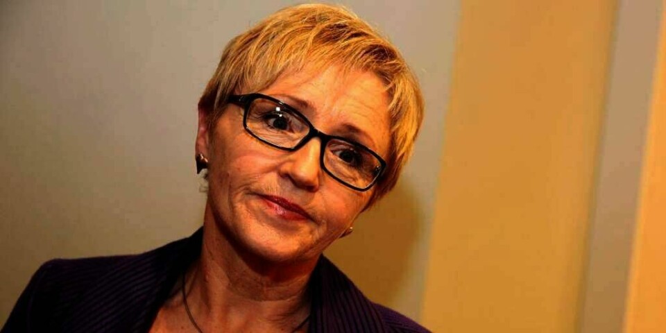 VIL FORTSATT VÆRE LEDER: : Liv Signe Navarsete synes det er trist at så mange kritiserer henne i media.