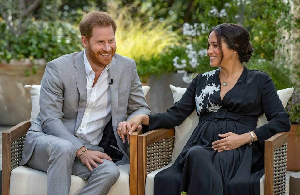INTERVJU: Prins Harry og hertuginnen av Sussex, Meghan, venter en jente. De snakket om livet i det britiske kongehuset i et intervju med Oprah Winfrey.