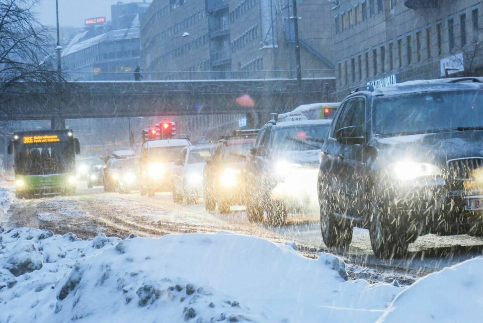 SNØ: Kuldegrader og snø er ventet sør i Norge. Så våren må vente en stund, sier meterologene.