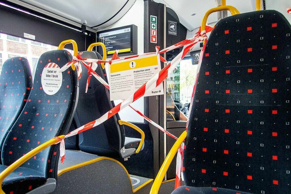 FÆRRE: Mange færre reiste kollektivt i fjor. Årsaken er korona.