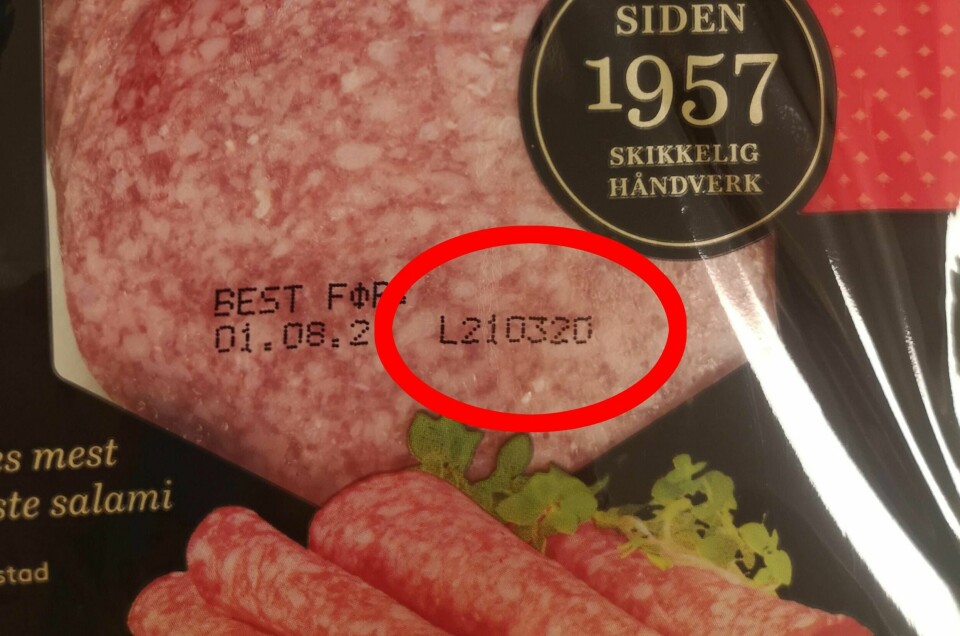 TREKKES: Fire partier Jubelsalami og Jubelsalami med pepper kalles tilbake etter at det ble påvist Salmonella hos en råvareleverandør.