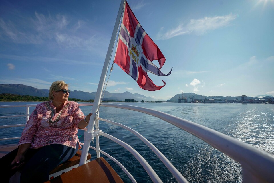 NORGE: Erna Solberg sier det er gode muligheter for å ta en ferietur i Norge. Utenlandsferien må nok utsettes til et annet år.