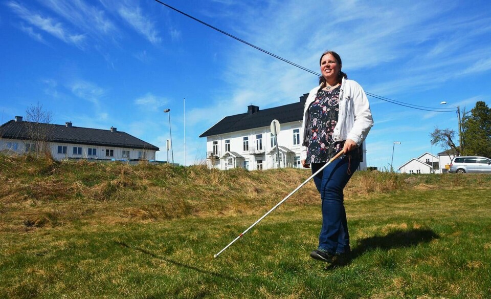 TØFT: Det er en vanskelig tid å være blind i, sier Heidi Halvorsen.
